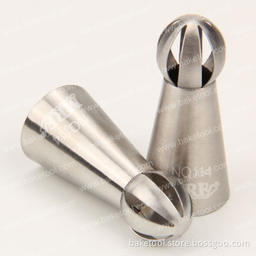 New Stainless Steel Russian Tulip Small Sphere Ball Icing Piping Tips Cake Decorating Nozzles#NO114
